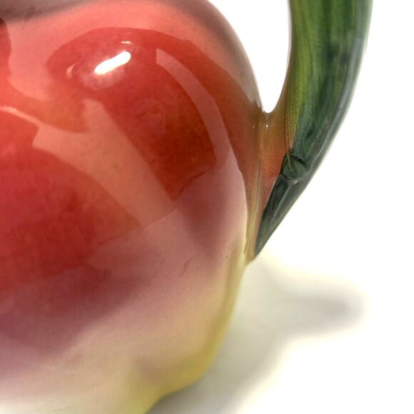 Lord and Taylor Ceramic Apple Pitcher Made in Italy #9416 - Picture 3 of 10